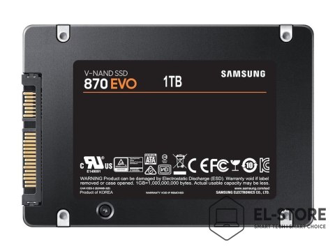 Samsung Dysk SSD Samsung 870 EVO MZ-77E1T0B 1TB SATA