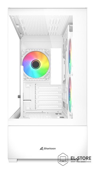 Sharkoon Etui do komputera Sharkoon MK6 RGB Micro-ATX 1xGlass białe
