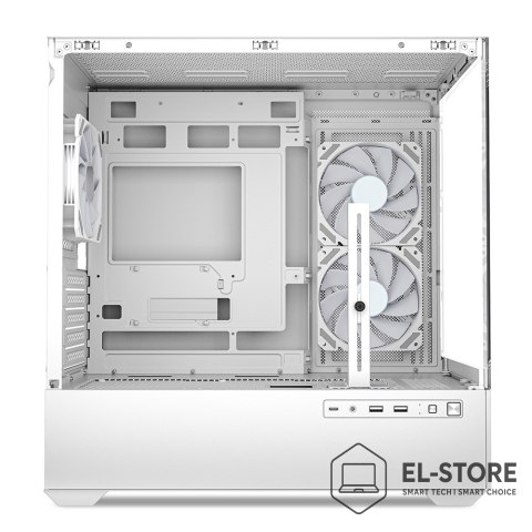 Sharkoon Etui do komputera Sharkoon MK6 RGB Micro-ATX 1xGlass białe