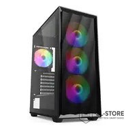 Sharkoon Sharkoon GehĂ¤use VK4 Rainbow ATX 1xGlas schwarz