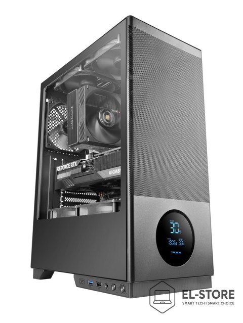 TACENS TACENS 2SAGITTA20 3x 120mm FAN LCD- obudowa
