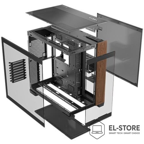 Antec Obudowa komputerowa Antec C8 Wood Full Tower Czarny, Drewno