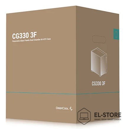 DEEPCOOL DeepCool CG330 3F Tower Czarny