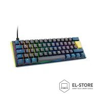 Ducky Ducky One 3 Daybreak Mini klawiatura Gaming USB Niemiecki Czarny, Niebieski, Zielony