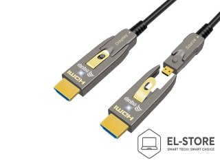 EQUIP Equip 119473 kabel HDMI 20 m HDMI Type-A/HDMI Type-D Czarny