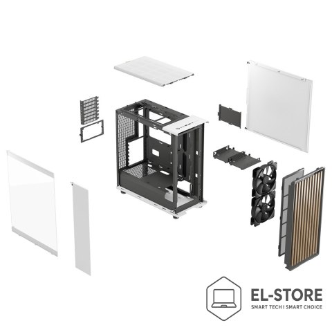 FRACTAL DESIGN Fractal Design North Biały