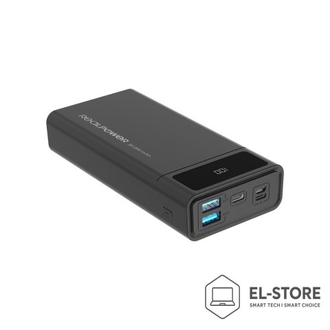 No name RealPower PB-20k PD 20000 mAh Czarny