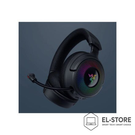 RAZER Razer Kraken V4 Zestaw słuchawkowy Bezprzewodowy Opaska na głowę Gaming USB Typu-A Bluetooth Czarny