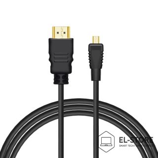 SAVIO Kabel SAVIO cl-39 (HDMI M - Micro HDMI M; 1m; kolor czarny)
