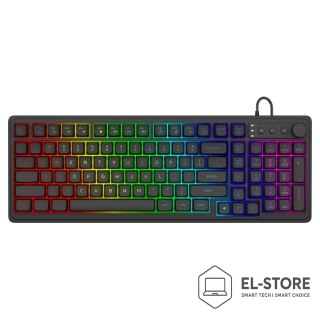 SAVIO SAVIO KLAWIATURA MEMBRANOWA RGB GALAXIS