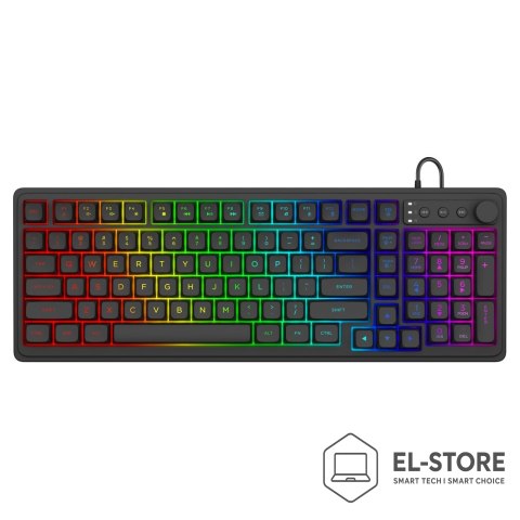 SAVIO SAVIO KLAWIATURA MEMBRANOWA RGB GALAXIS