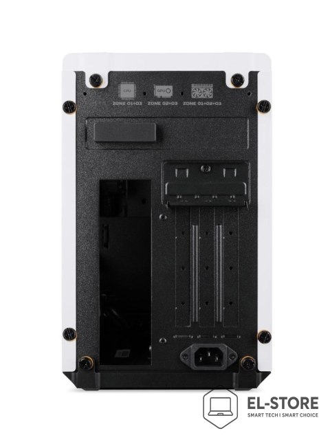 Acer Acer Predator MI900 - Mini-ITX - Panel boczny z okienkiem - bez zasilacza - biały - USB/Audio