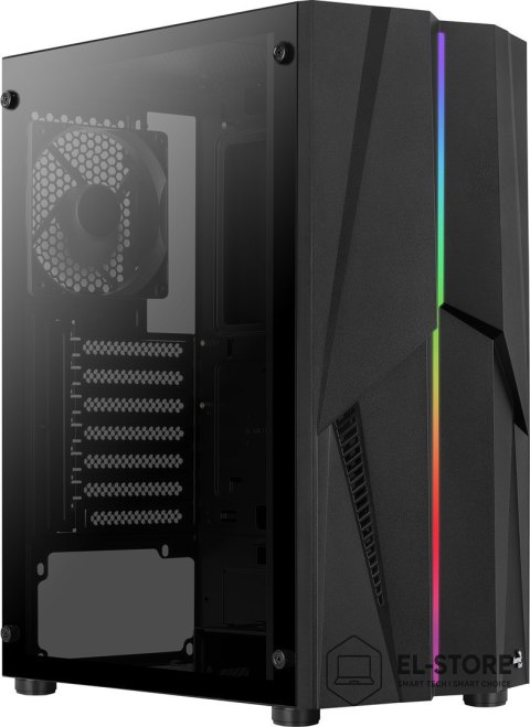Aerocool Obudowa AEROCOOL PGS MECHA-G-BK-v1 RGB czarna