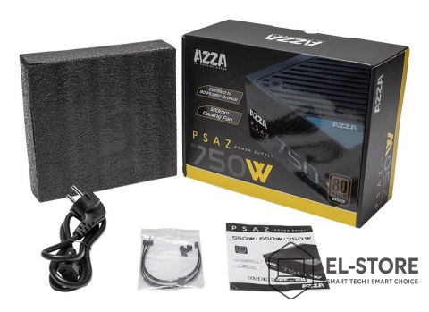 Azza Azza PSAZ-750W moduł zasilaczy 20+4 pin ATX ATX Czarny