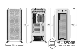 BE QUIET! OBUDOWA BE QUIET! SILENT BASE 802 WINDOW White