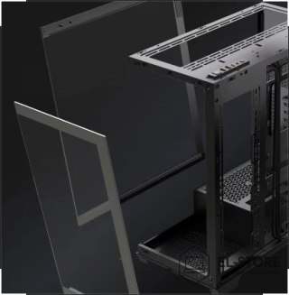 Corsair Obudowa Corsair 3500X LXR LINK Tempered Glass Mid-Tower, Black