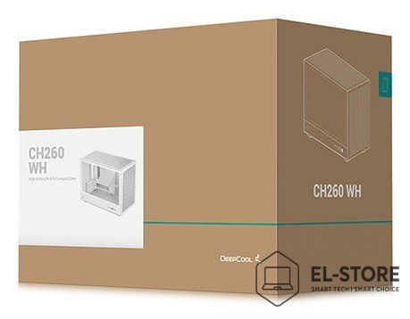 DEEPCOOL Obudowa DeepCool CH260 WH (R-CH260-WHNGM0-G-1)