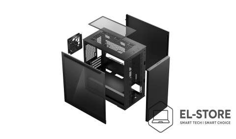DEEPCOOL Obudowa DeepCool MACUBE110 BK MicroATX