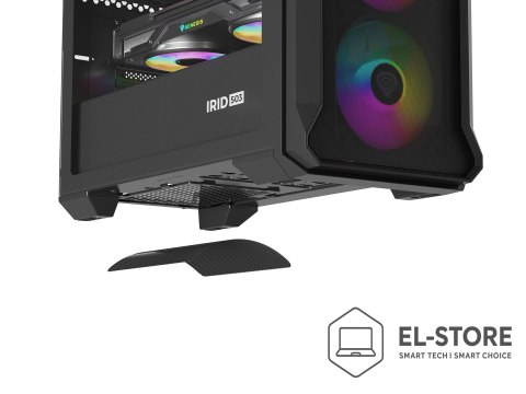 GENESIS Obudowa NATEC Genesis Irid 503 ARGB NPC-1559 (Micro ATX. Mini ITX; kolor czarny)