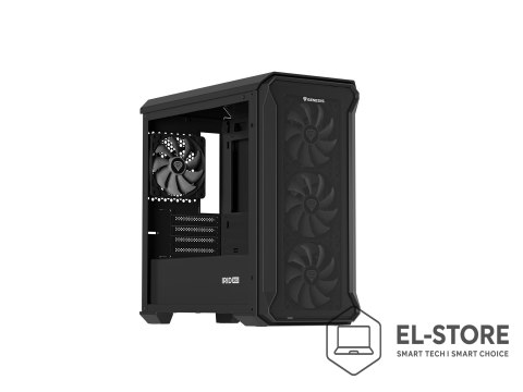 GENESIS Obudowa NATEC Genesis Irid 503 ARGB NPC-1559 (Micro ATX. Mini ITX; kolor czarny)