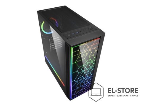 Sharkoon Obudowa Midi Sharkoon RGB LIT 100