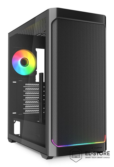 Sharkoon Obudowa Sharkoon AK4W RGB ATX z 1 szklanym panelem