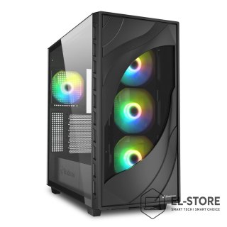 Sharkoon Obudowa komputerowa Sharkoon Rebel C80G RGB ATX