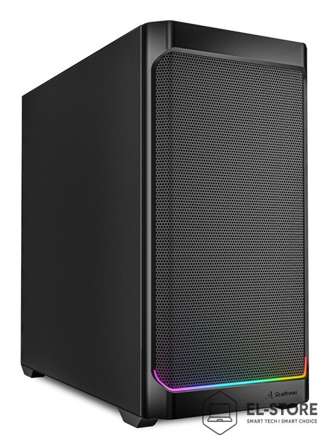 Sharkoon Sharkoon MK4 RGB Strip Micro Tower Czarny