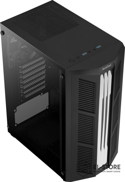 Aerocool OBUDOWA AEROCOOL PGS PRIME-G-BK-v1 RGB czarna