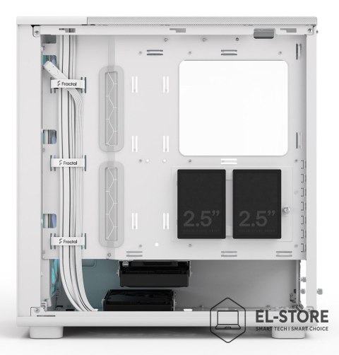 FRACTAL DESIGN Epoch White TG RGB Clear tint
