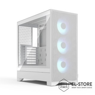 FRACTAL DESIGN Fractal Design Pop 2 Air White TG RGB Midi Tower Biały