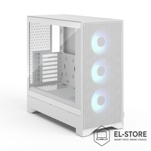 FRACTAL DESIGN Fractal Design Pop 2 Air White TG RGB Midi Tower Biały