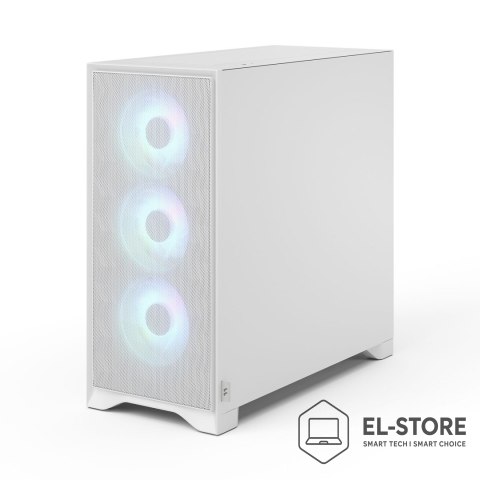 FRACTAL DESIGN Fractal Design Pop 2 Air White TG RGB Midi Tower Biały
