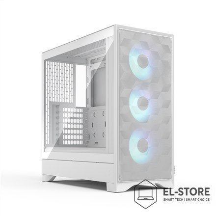 FRACTAL DESIGN Fractal Design Pop 2 Air White TG RGB Midi Tower Biały