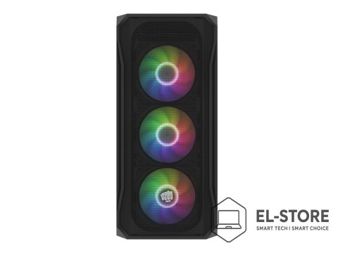 FURY FURY OBUDOWA KOMPUTEROWA FURY SHOBO SH4F RGB MIDI Z OKNEM CZARNA