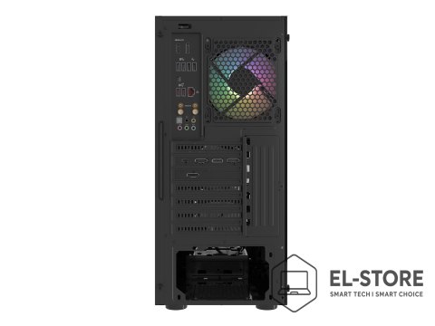 FURY FURY OBUDOWA KOMPUTEROWA FURY SHOBO SH4F RGB MIDI Z OKNEM CZARNA