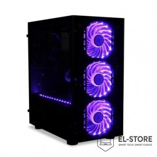 IBOX Obudowa IBOX MINI TOWER PASSION V4 GAMING OPV4 (Micro ATX; kolor czarny)