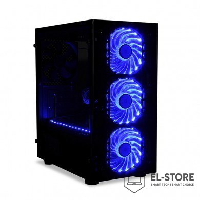 IBOX Obudowa IBOX MINI TOWER PASSION V4 GAMING OPV4 (Micro ATX; kolor czarny)