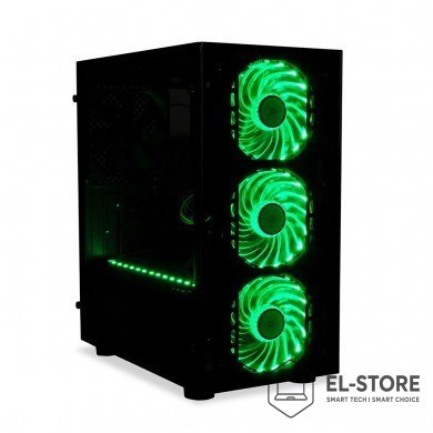 IBOX Obudowa IBOX MINI TOWER PASSION V4 GAMING OPV4 (Micro ATX; kolor czarny)