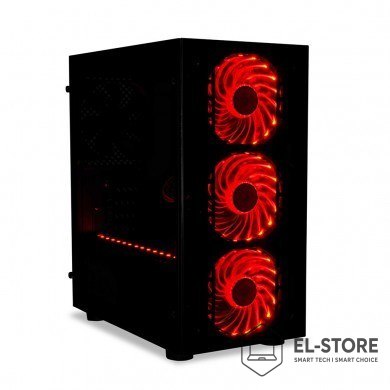 IBOX Obudowa IBOX MINI TOWER PASSION V4 GAMING OPV4 (Micro ATX; kolor czarny)