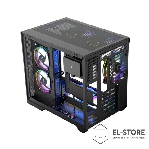 MODECOM MODECOM OBUDOWA VOLCANO PANORAMA APEX ARGB 3F MIDI BLACK