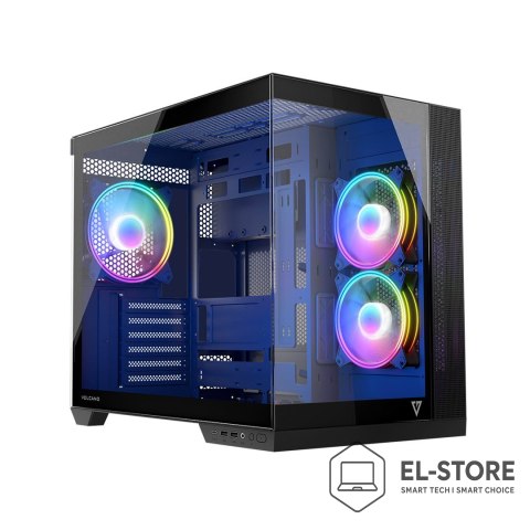 MODECOM MODECOM OBUDOWA VOLCANO PANORAMA APEX ARGB 3F MIDI BLACK