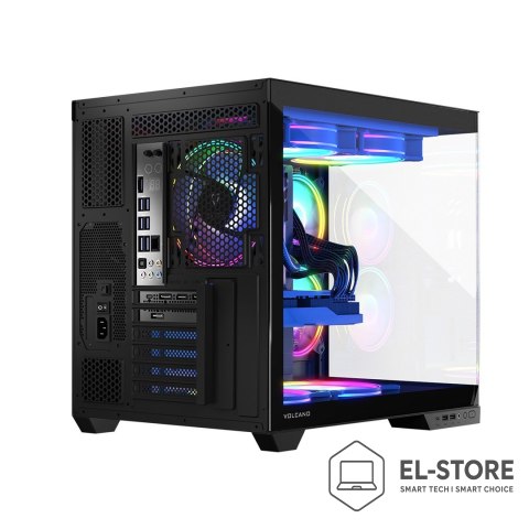 MODECOM MODECOM OBUDOWA VOLCANO PANORAMA APEX ARGB 3F MIDI BLACK
