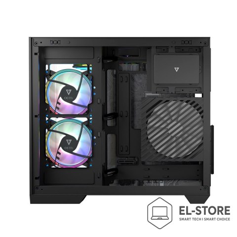 MODECOM MODECOM OBUDOWA VOLCANO PANORAMA APEX ARGB 3F MIDI BLACK