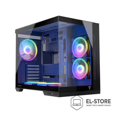 MODECOM MODECOM OBUDOWA VOLCANO PANORAMA APEX ARGB 5F MIDI BLACK
