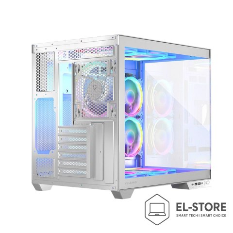 MODECOM MODECOM OBUDOWA VOLCNO PANORAMA APEX ARGB 7F MIDI WHITE