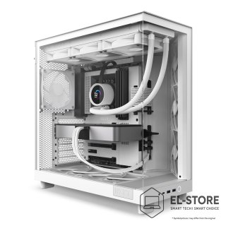 NZXT NZXT OBUDOWA KOMPUTEROWA NZXT OBUDOWA H6 FLOW MIDI TOWER Z OKNEM BIAŁA