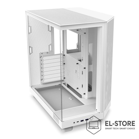 NZXT NZXT OBUDOWA KOMPUTEROWA NZXT OBUDOWA H6 FLOW MIDI TOWER Z OKNEM BIAŁA