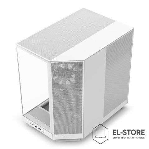 NZXT NZXT OBUDOWA KOMPUTEROWA NZXT OBUDOWA H6 FLOW MIDI TOWER Z OKNEM BIAŁA