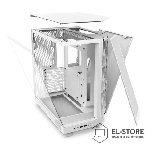 NZXT NZXT OBUDOWA KOMPUTEROWA NZXT OBUDOWA H6 FLOW MIDI TOWER Z OKNEM BIAŁA